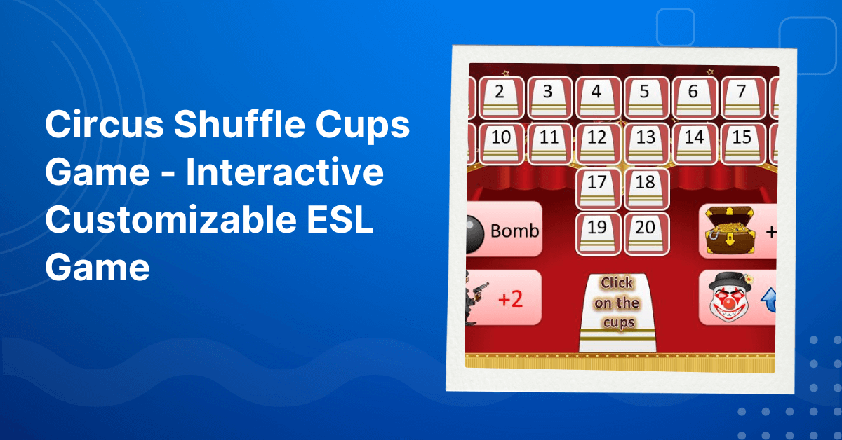 Circus Shuffle Cups Game