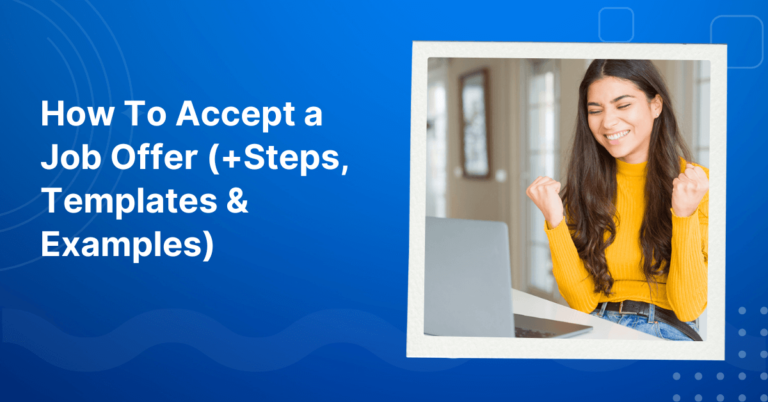 How To Accept a Job Offer