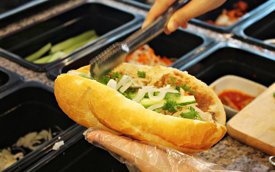Bánh Mì 362 has an array of over 10 toppings available