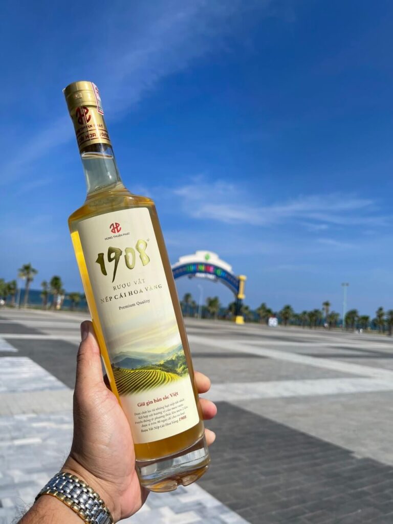 Rượu Nếp (Sticky Rice Wine) is a common type of Vietnamese wine