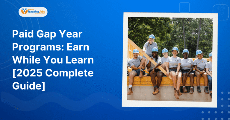 Paid Gap Year Programs