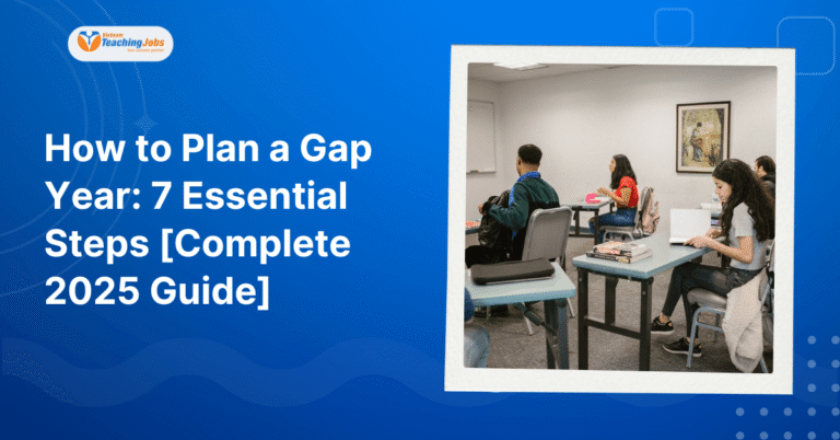 How to Plan a Gap Year