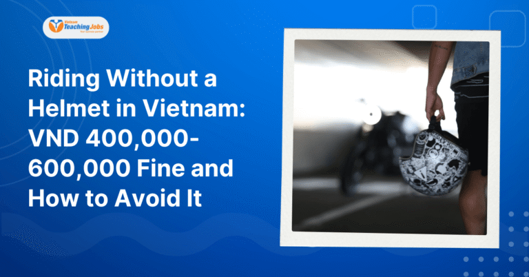 Riding Without a Helmet in Vietnam