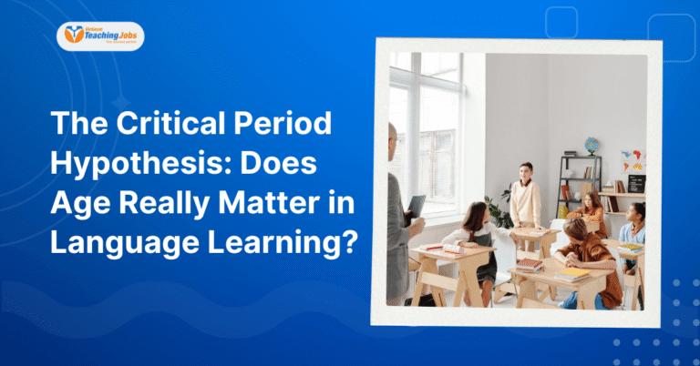 The Critical Period Hypothesis